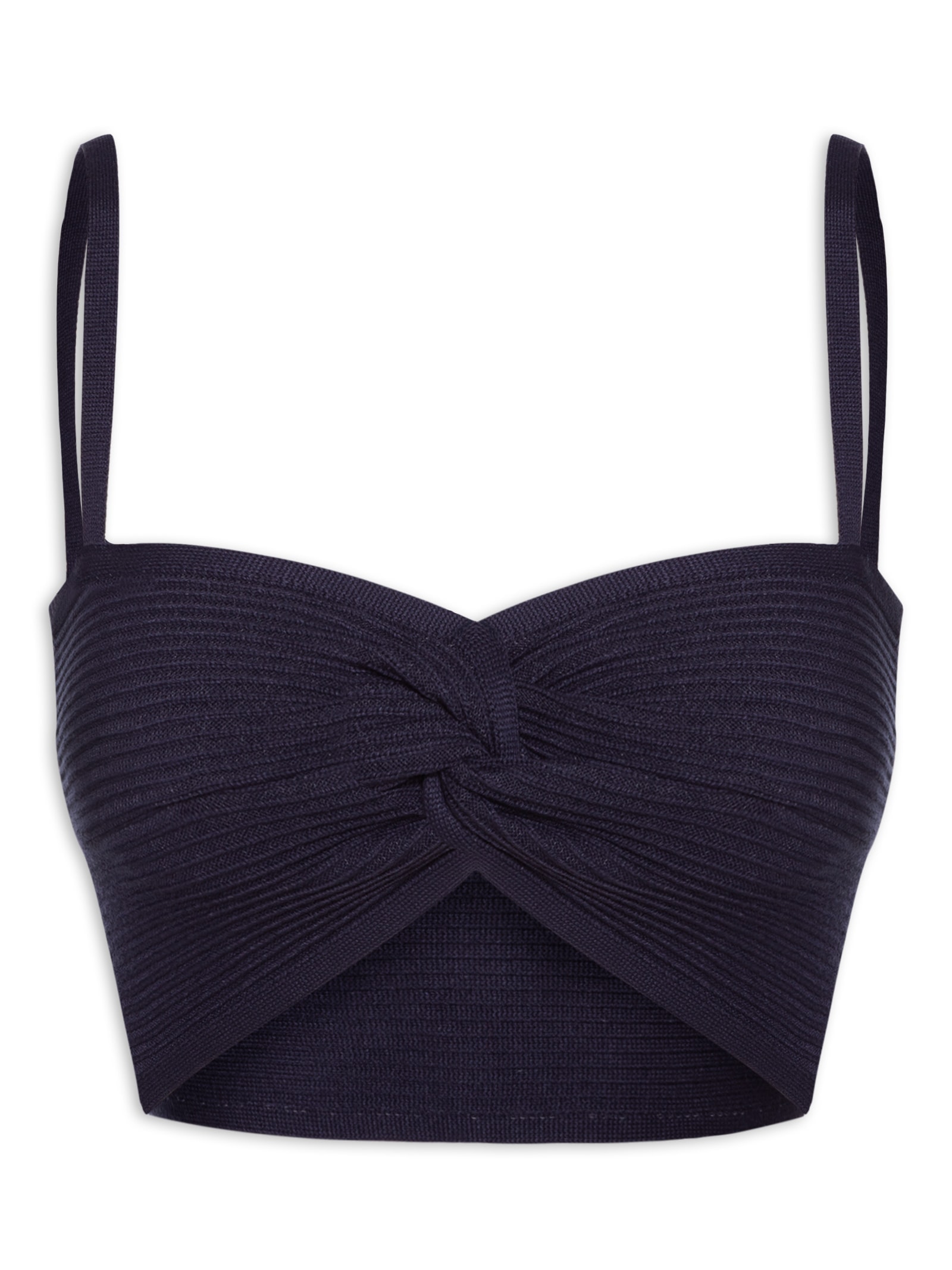 Top Tricot 2 Em 1 Azul Dress To