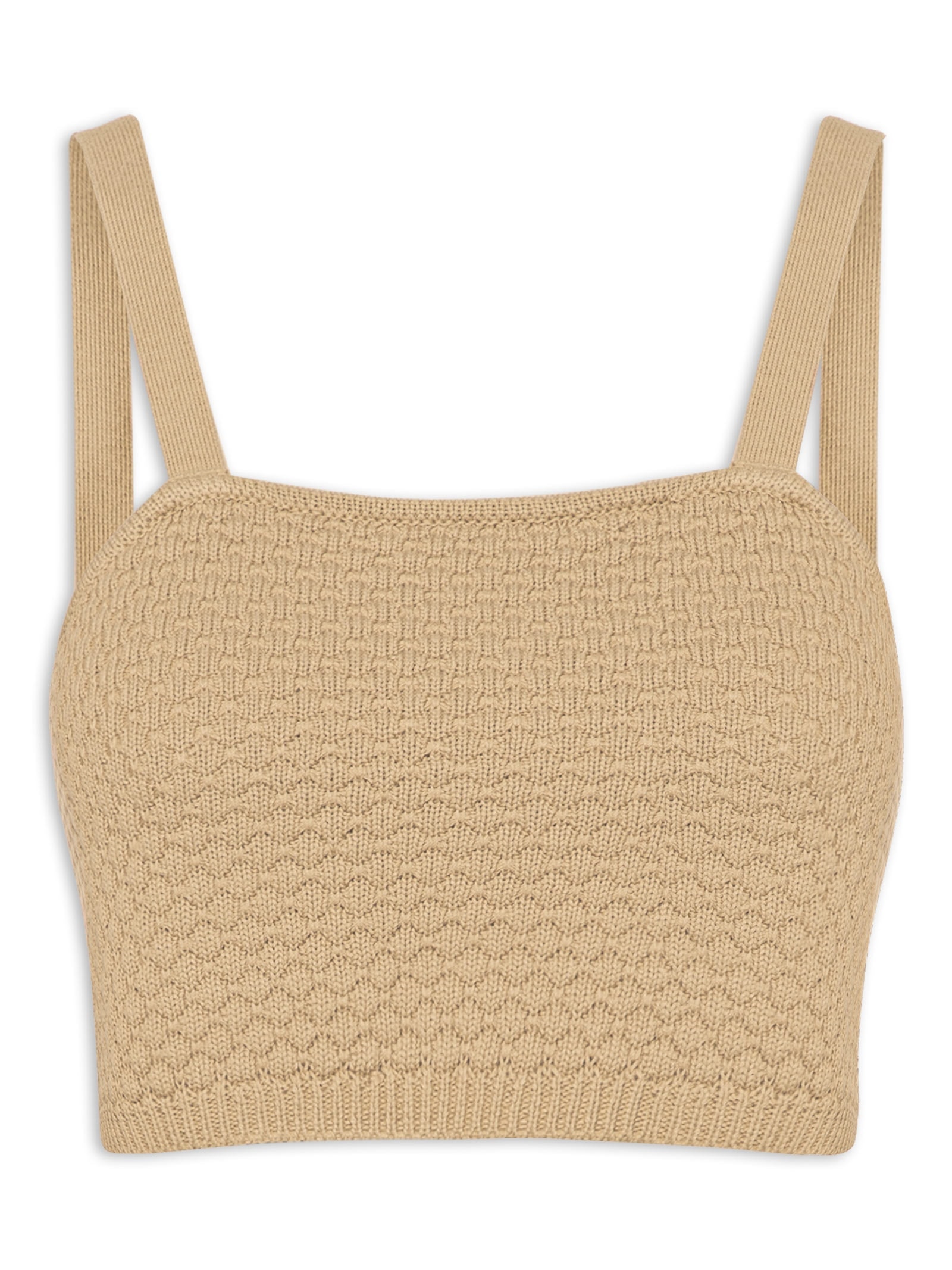 Top Tricot Bege Dzarm