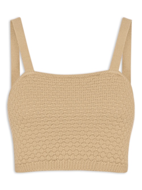 Top Tricot - Bege