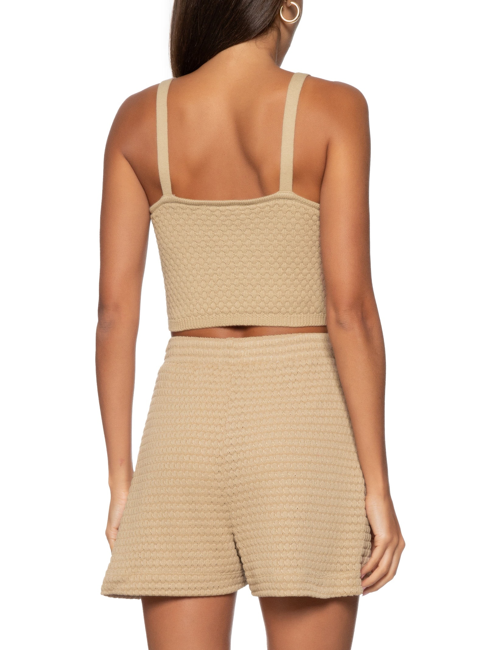 Top Tricot Bege Dzarm