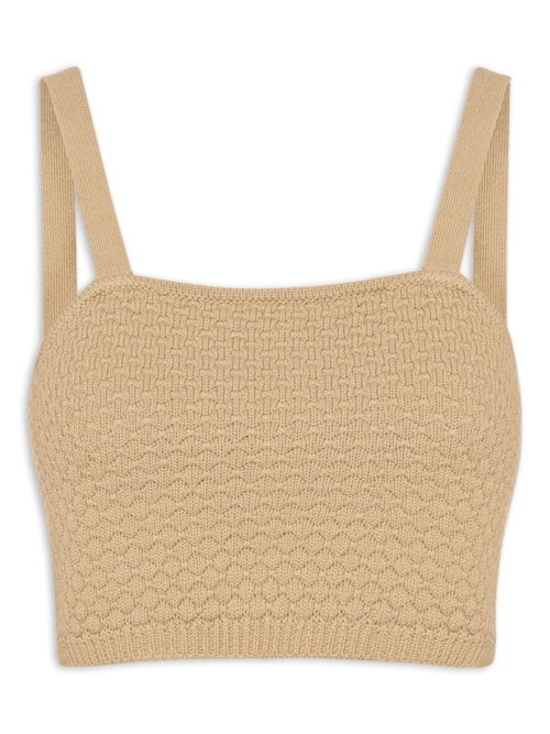 Top Tricot – Bege