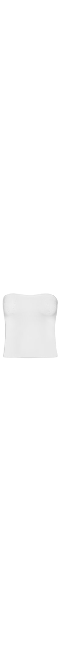 Top Tricot Canelado - Branco
