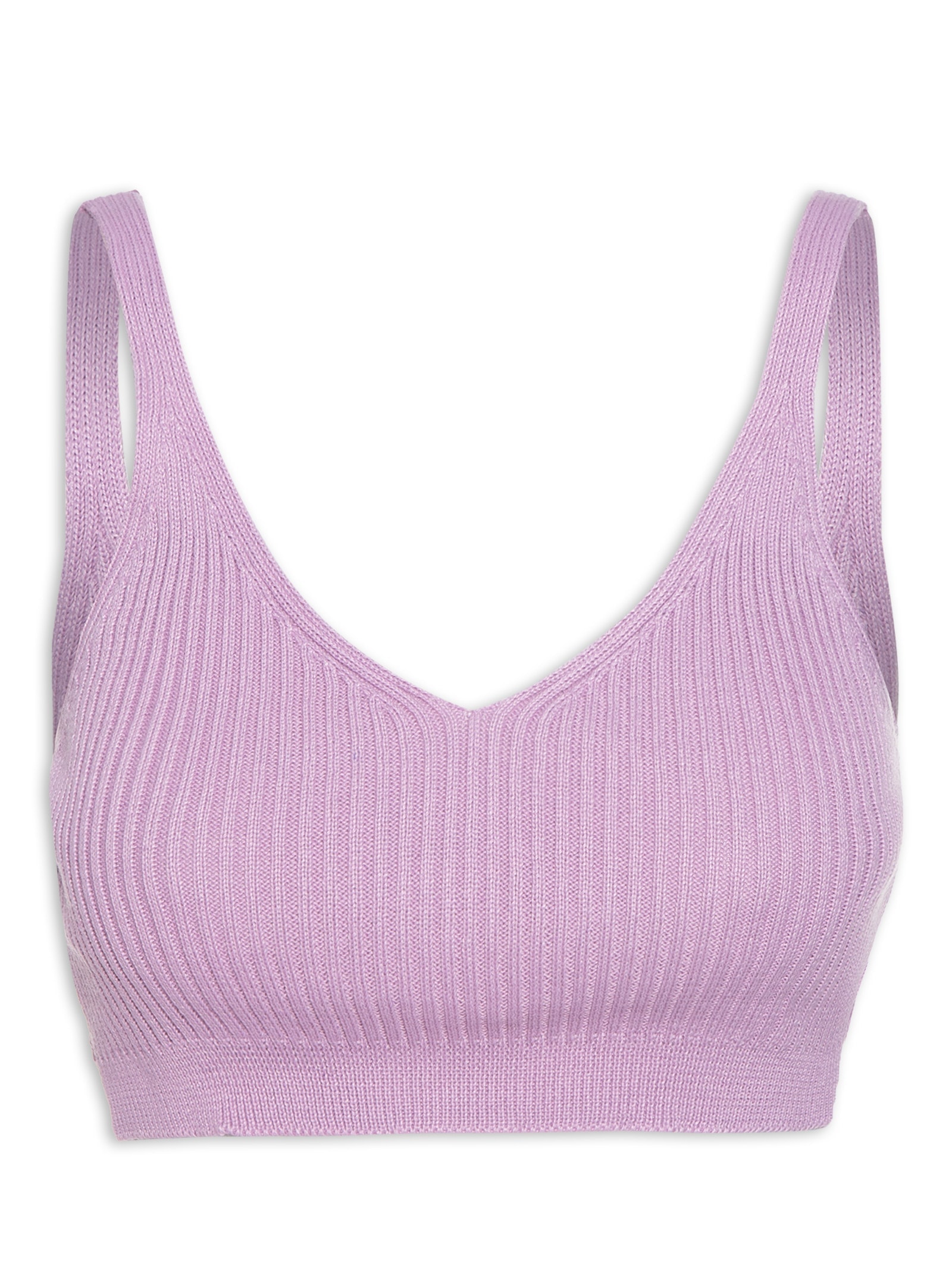 Top Tricot Cropped Lilás My Favorite Things