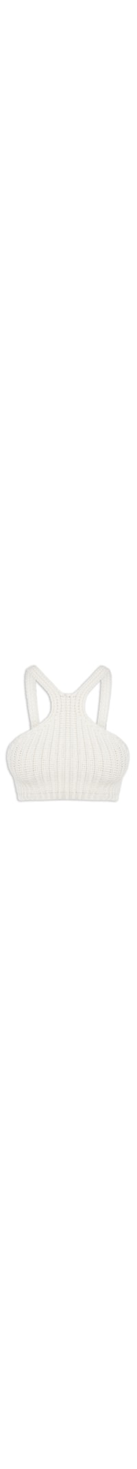 Top Tricot Halter - Branco