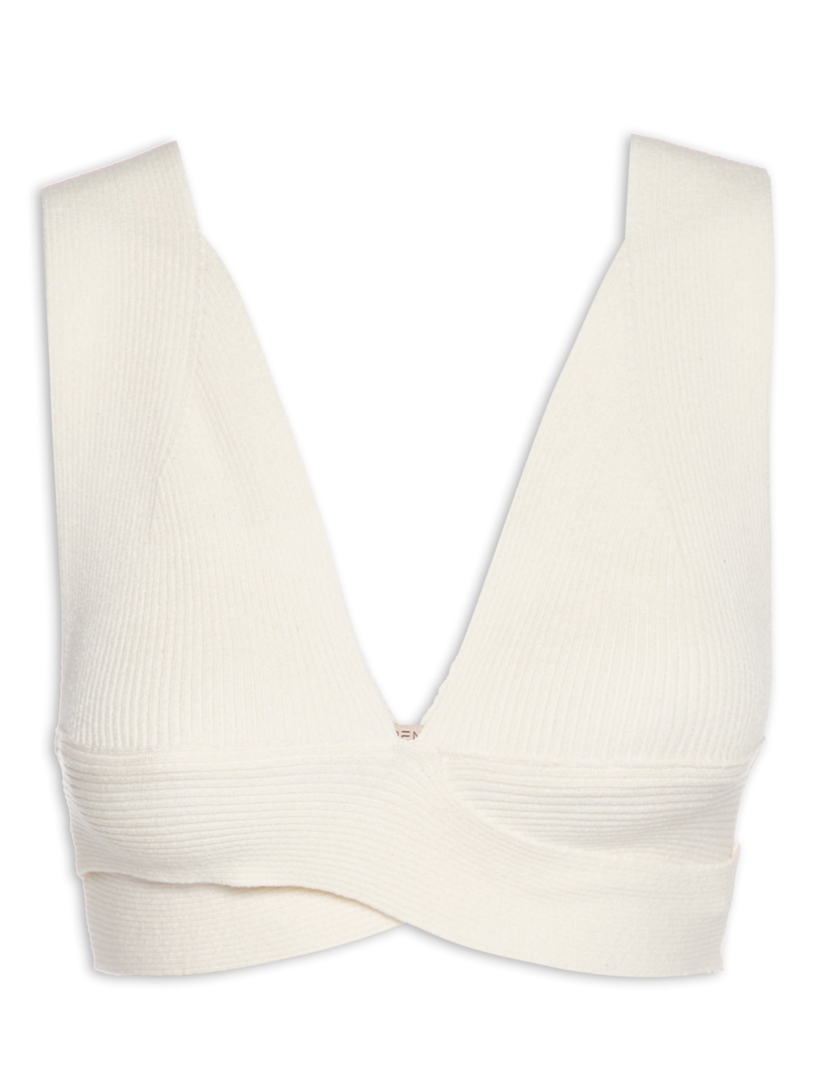Top Tricot Off White Open