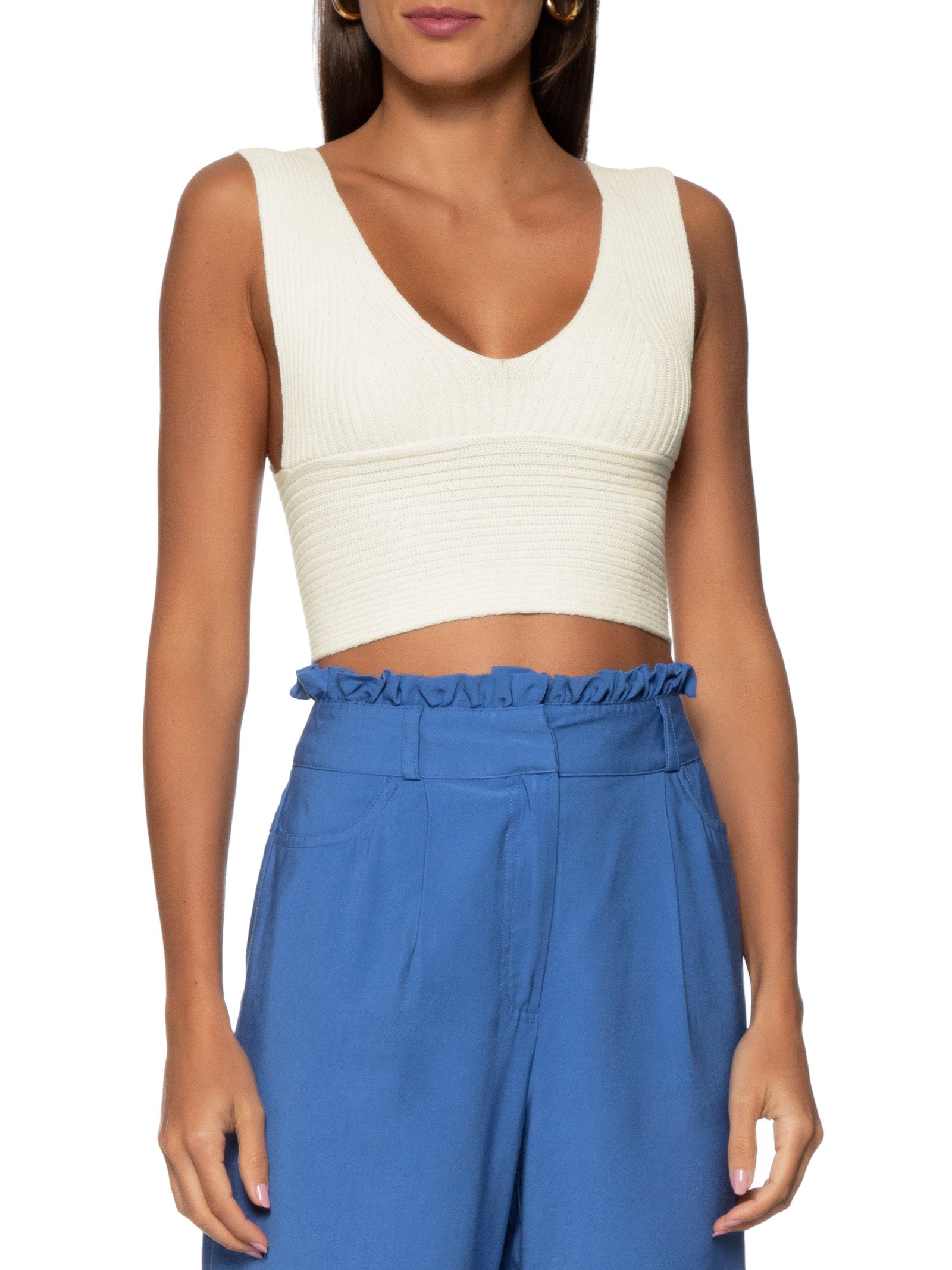 Top Tricot Off White Dzarm