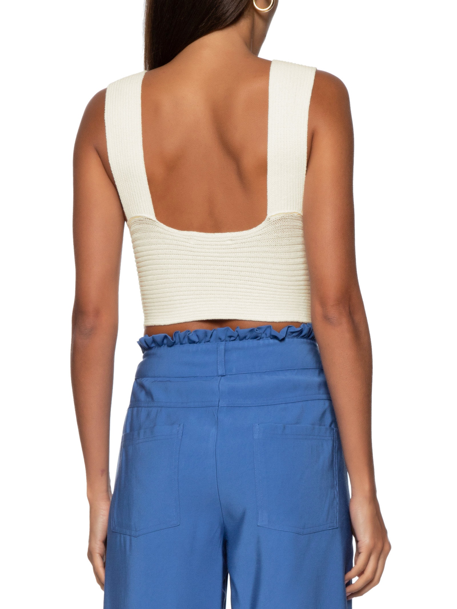 Top Tricot Off White Dzarm