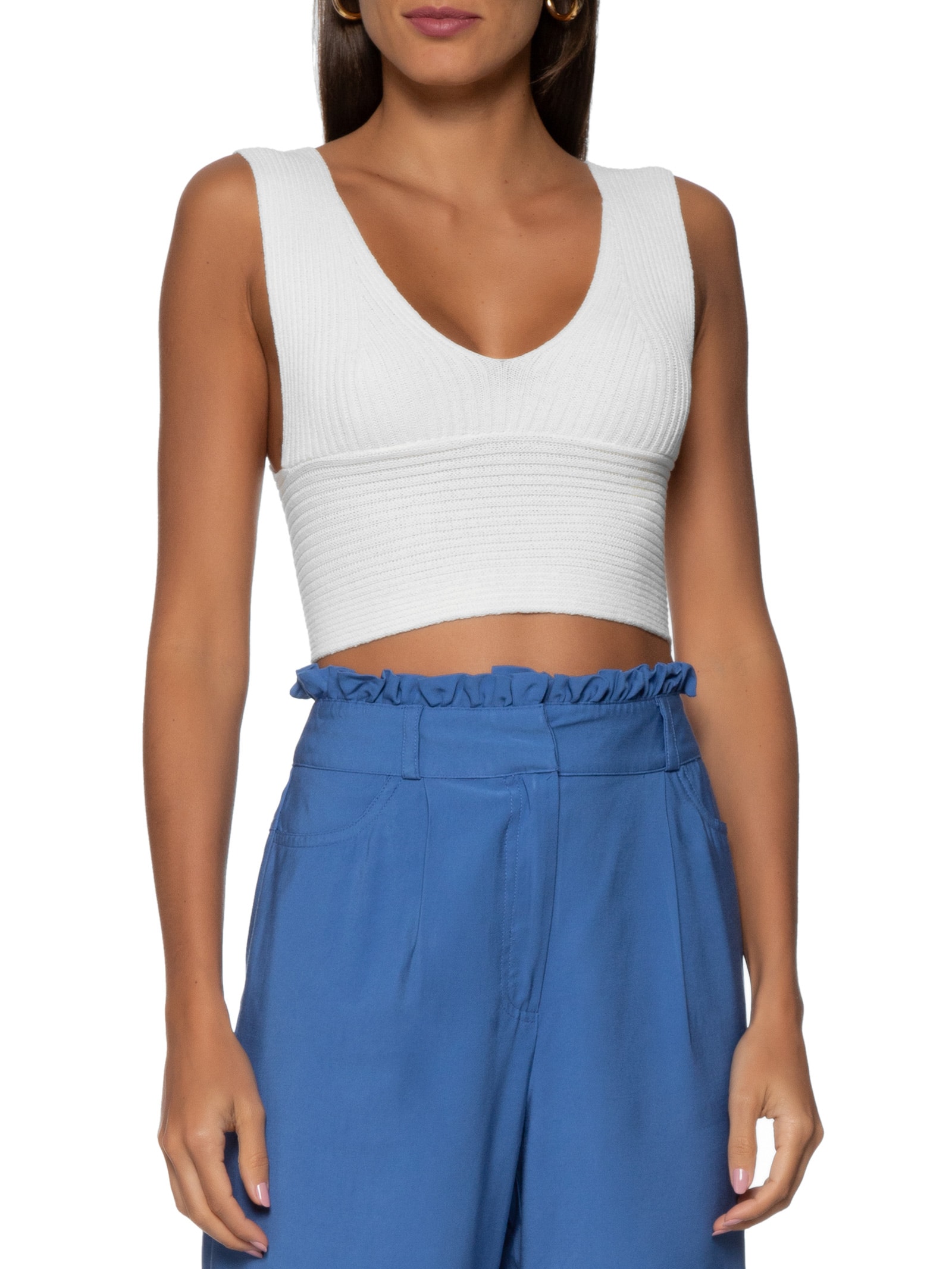 Top Tricot Off White Dzarm