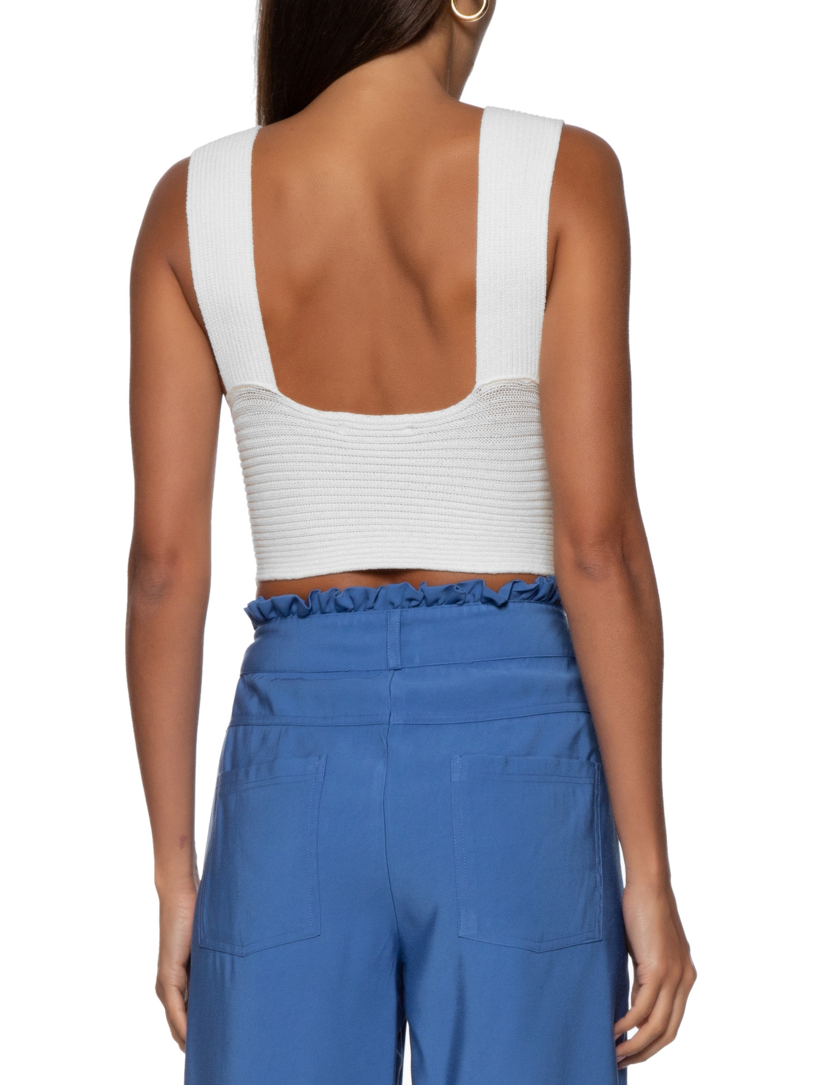 Top Tricot Off White Dzarm