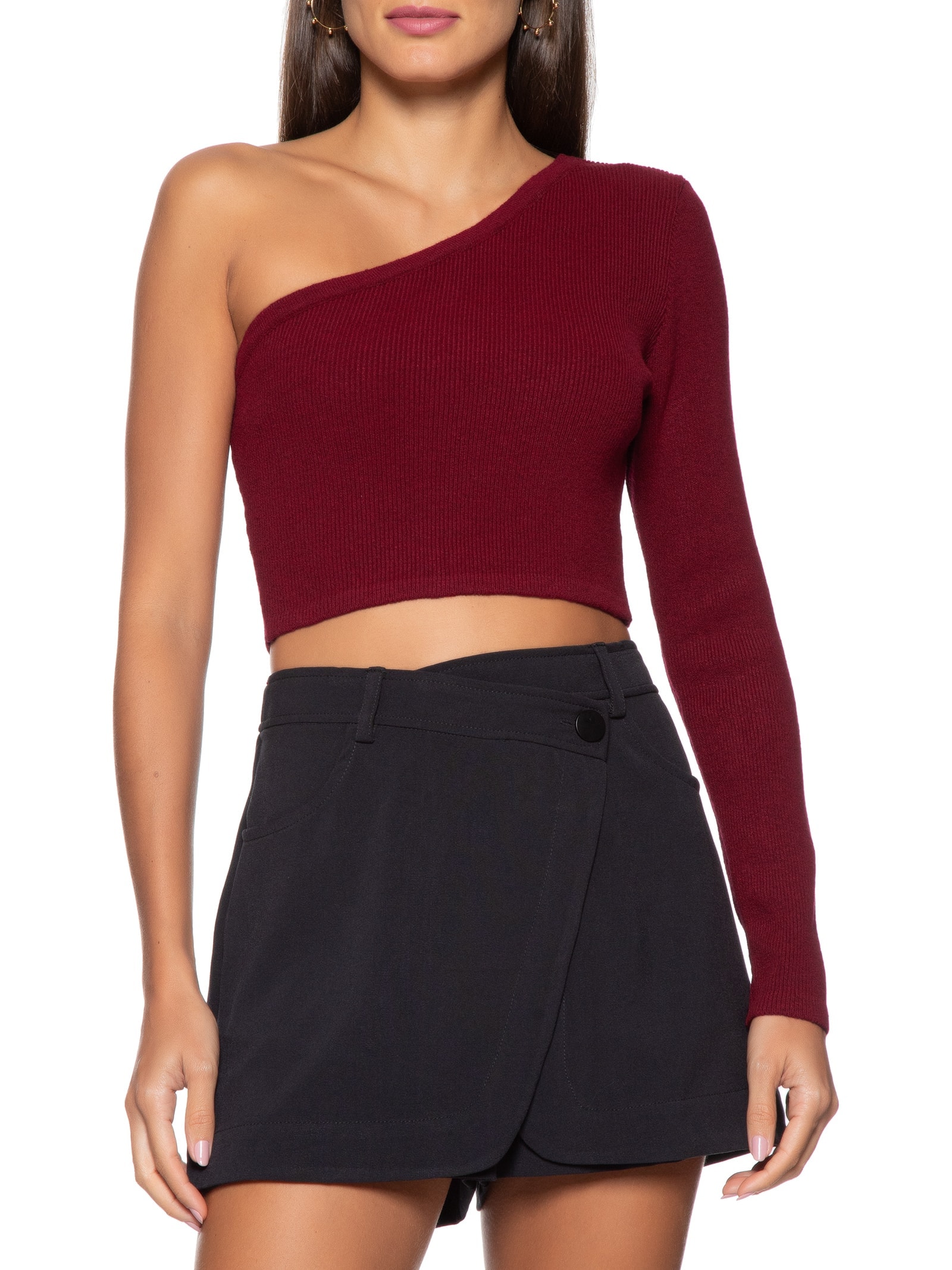 Top Tricot Ombro Só Vinho Dress To