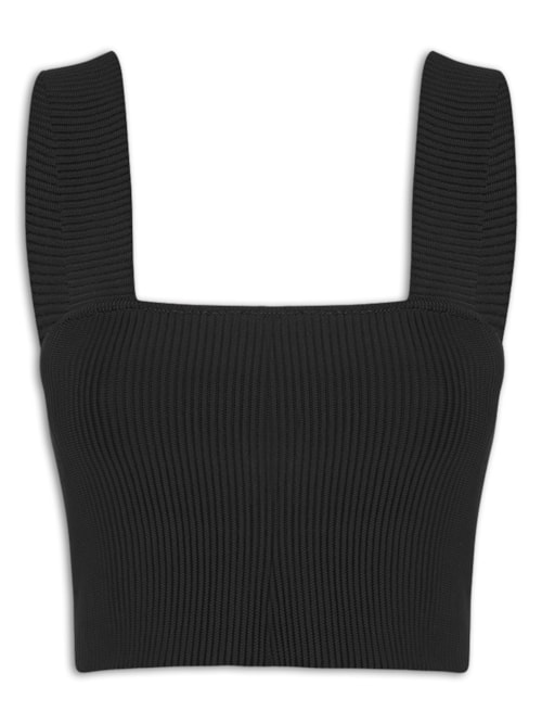 Top Tricot – Preto