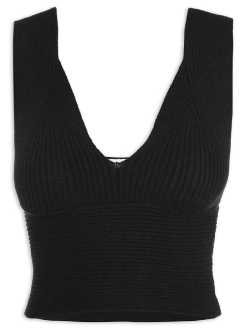 Top Tricot – Preto