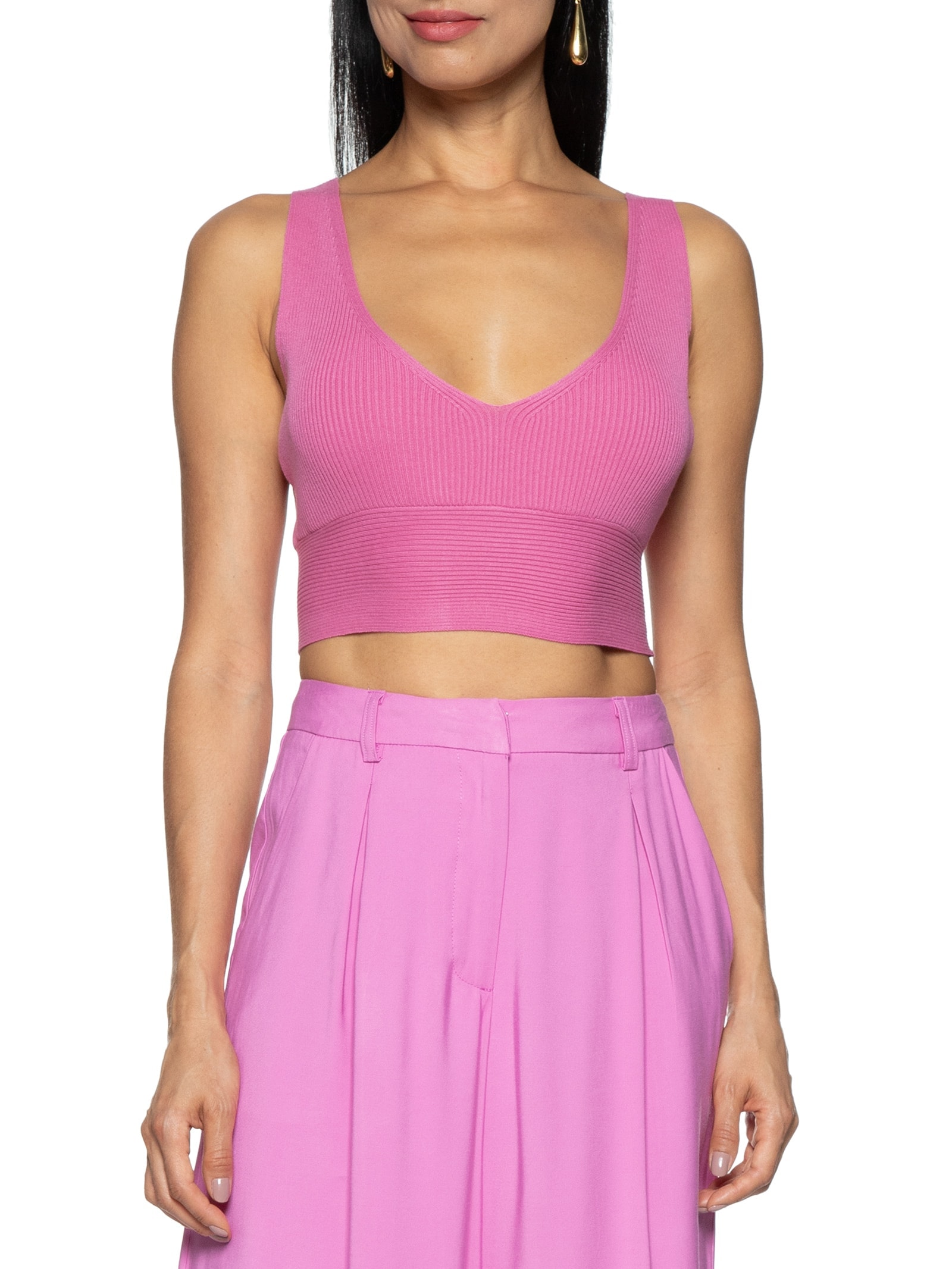 Top Tricot Rosa Dzarm