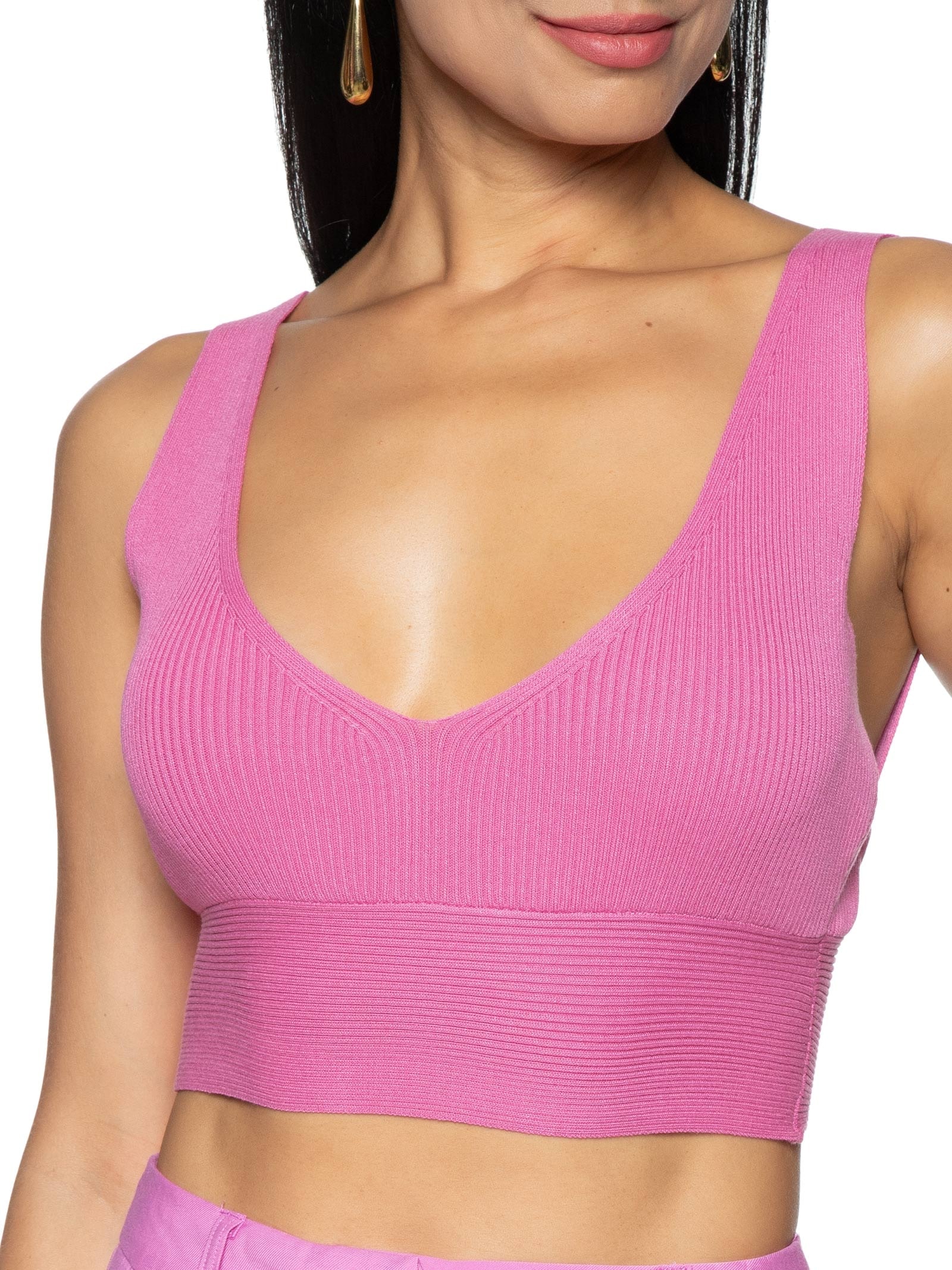 Top Tricot Rosa Dzarm
