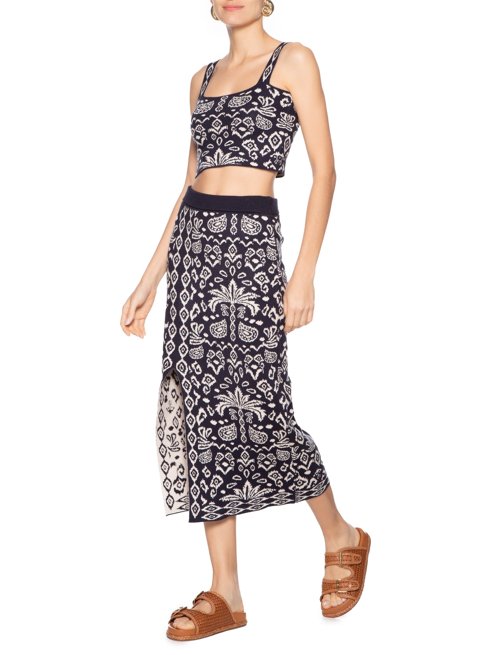 Top Tricot Tropikat Preto Dress To