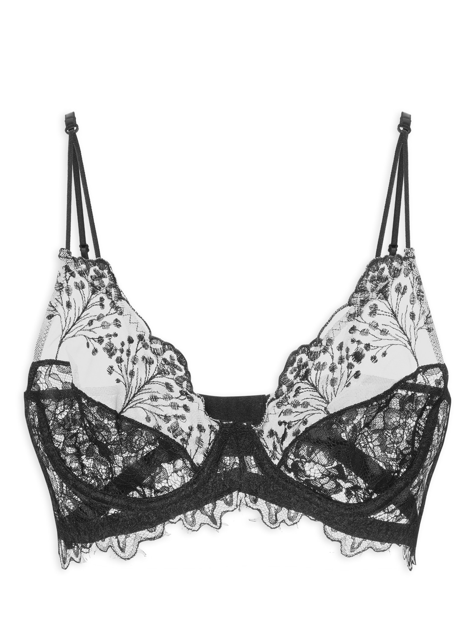 Top Tule Mandona Preto Jogê