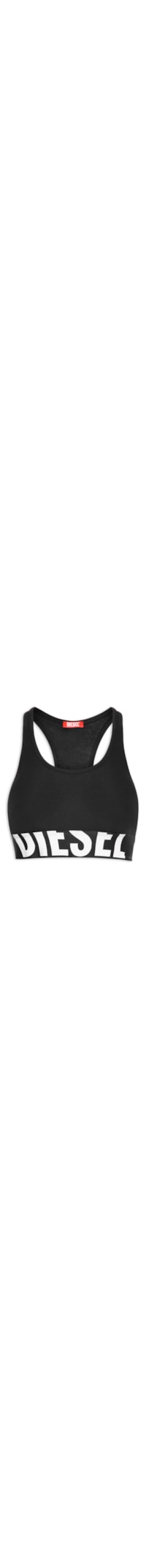 Top Usfb-Cotton-Race-Bralette - Preto