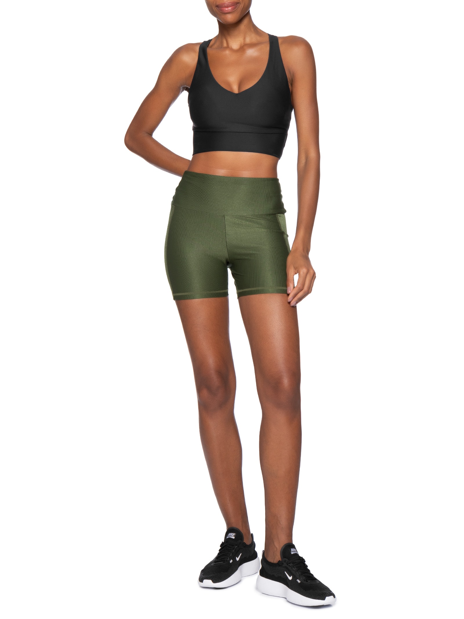 Top V Nadador Neoprene Fit Preto Live!