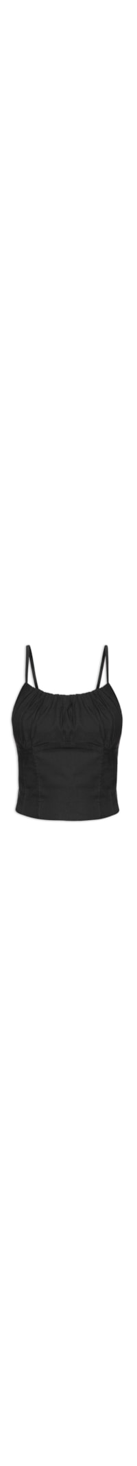 Top Viscose Corset - Preto