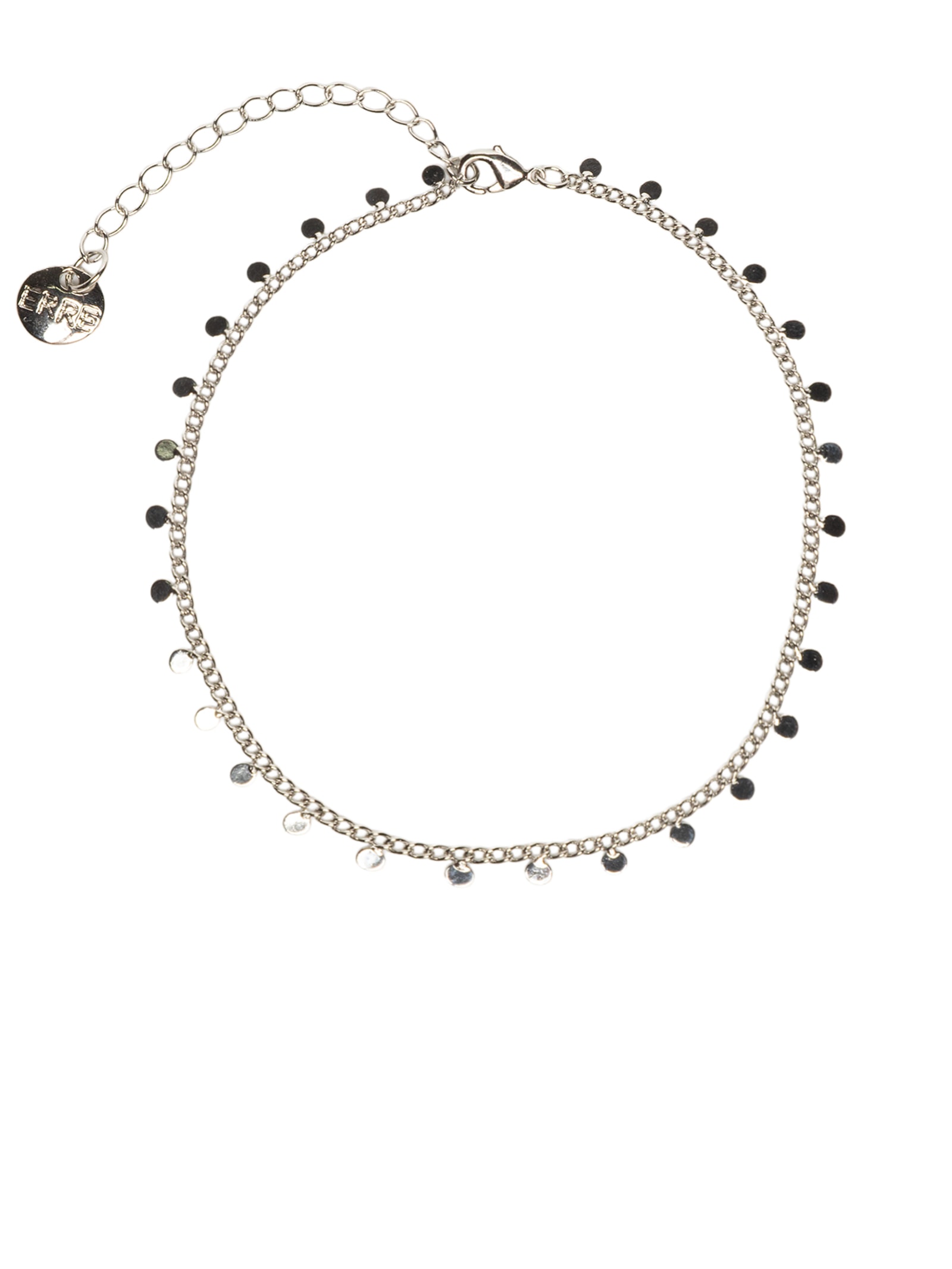 Tornozeleira Feminina Nicole Prateado Erre