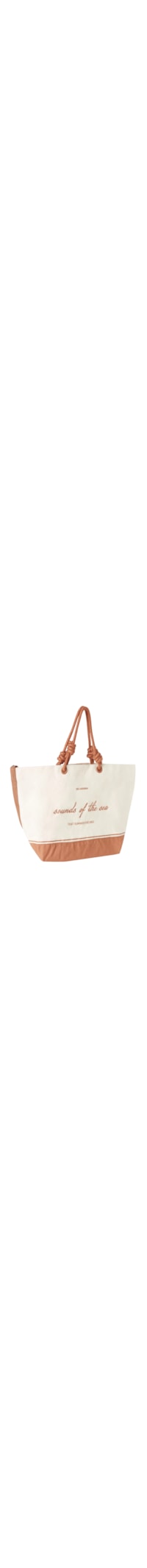 Tote Bag Sounds Of The Sea - Marrom