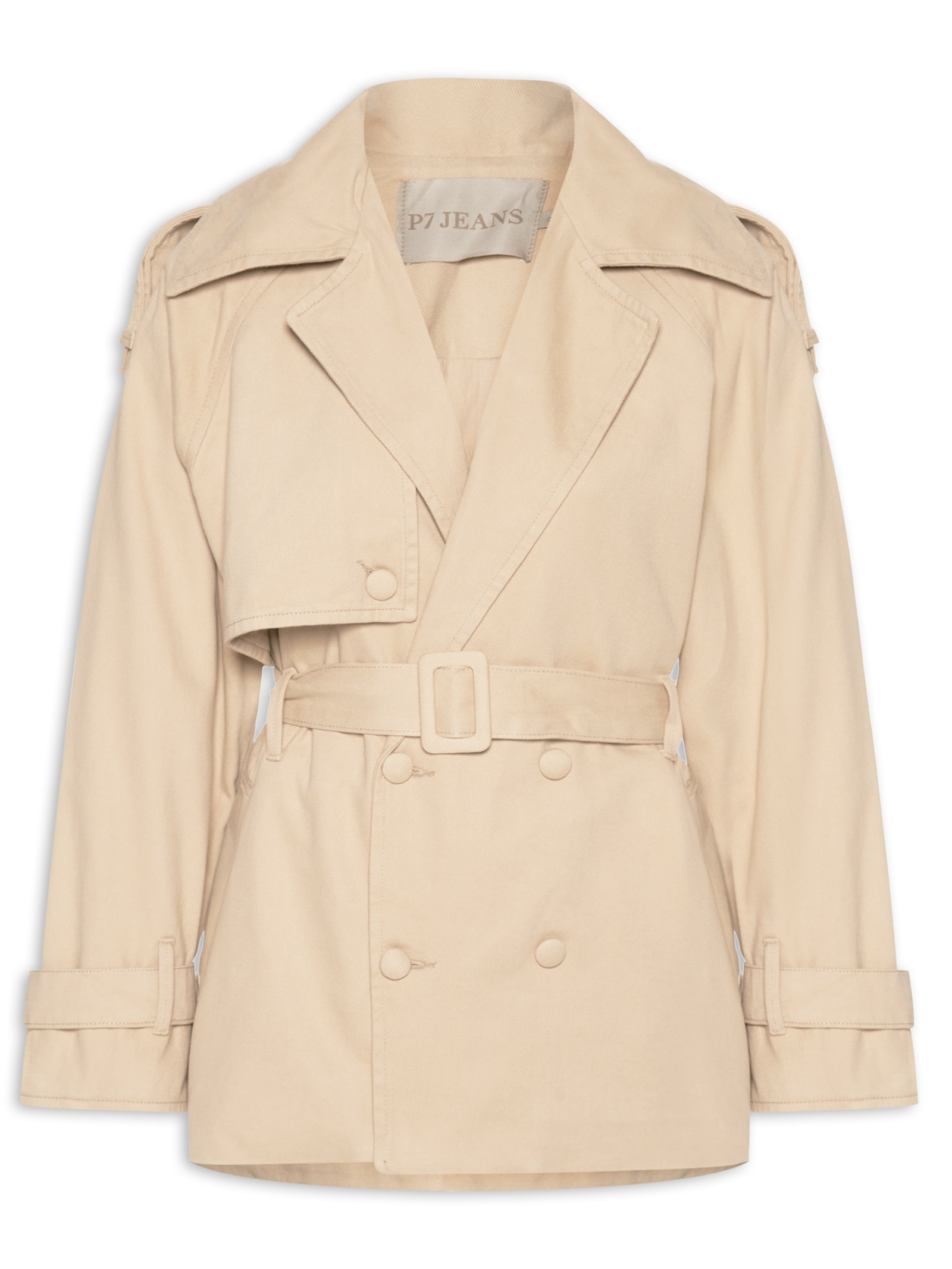 Trench Coat Feminino Bege P7 Jeans