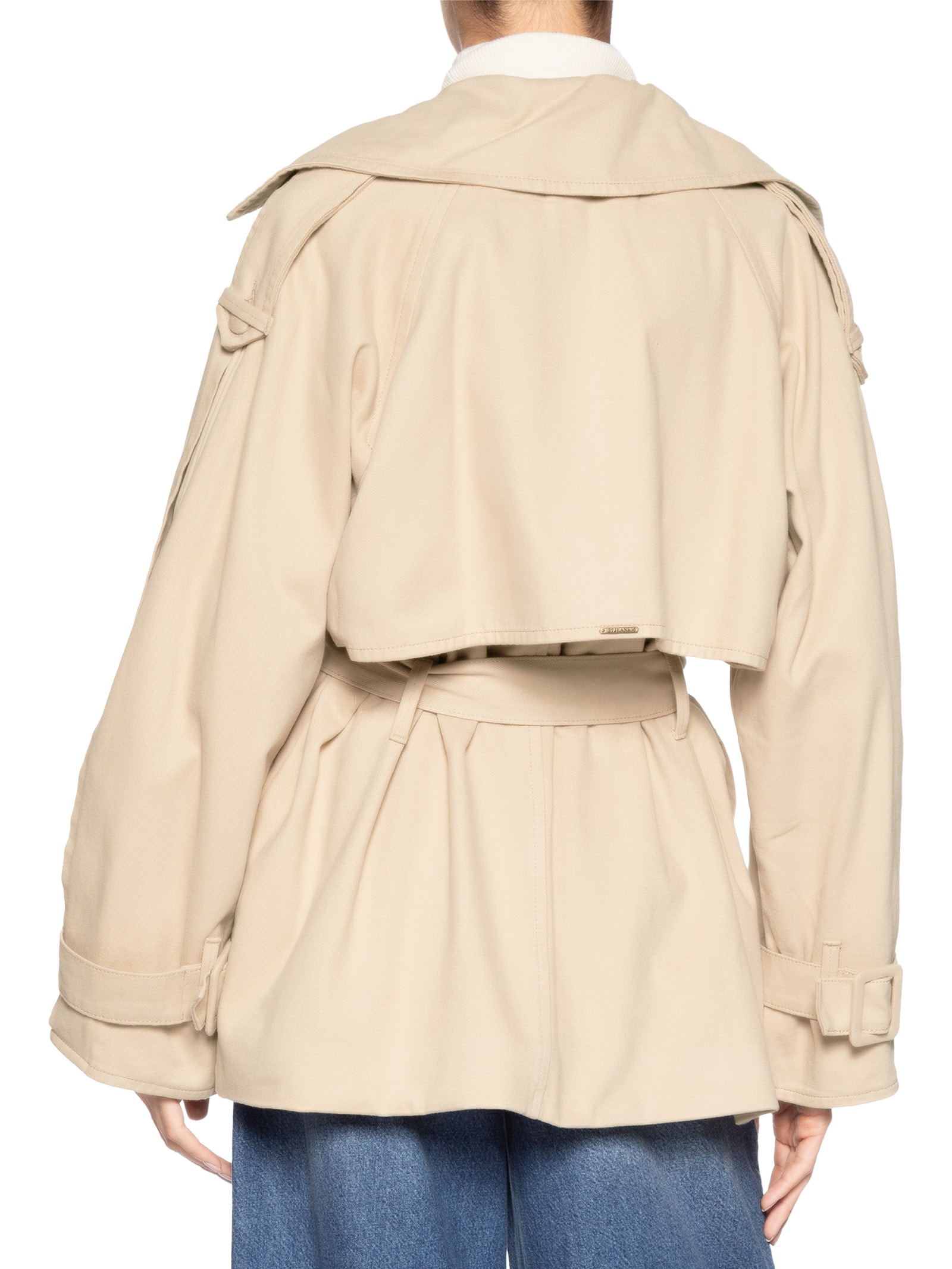 Trench Coat Feminino Bege P7 Jeans