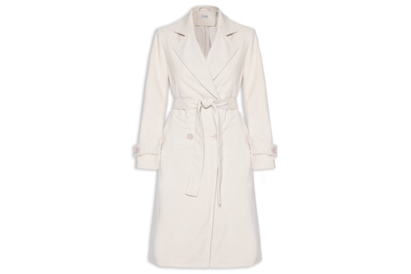 Trench Coat Feminino Com Cinto - Bege