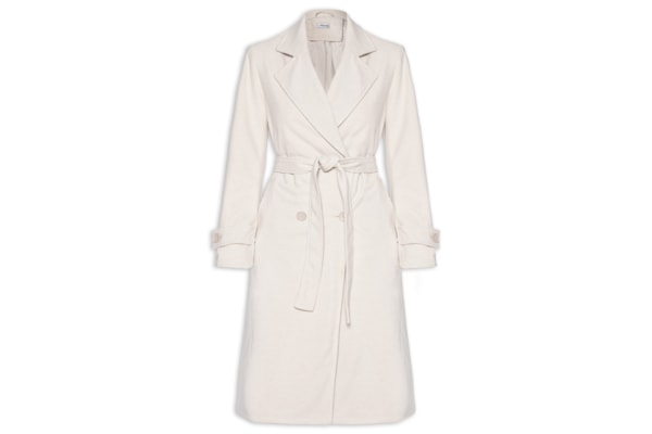 Trench Coat Feminino Com Cinto - Bege