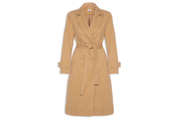 Trench Coat Feminino Com Cinto - Bege
