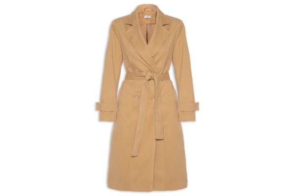 Trench Coat Feminino Com Cinto - Bege