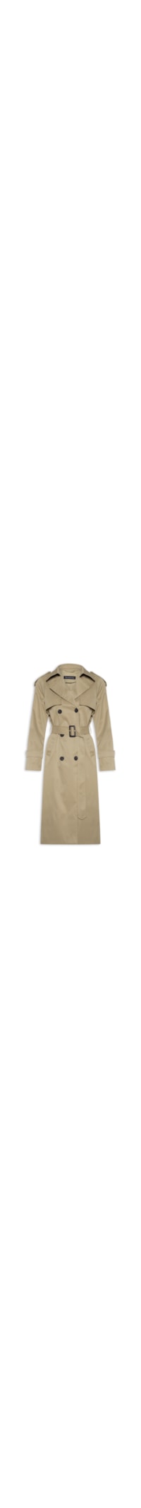 Trench Coat Feminino Com Cinto - Bege