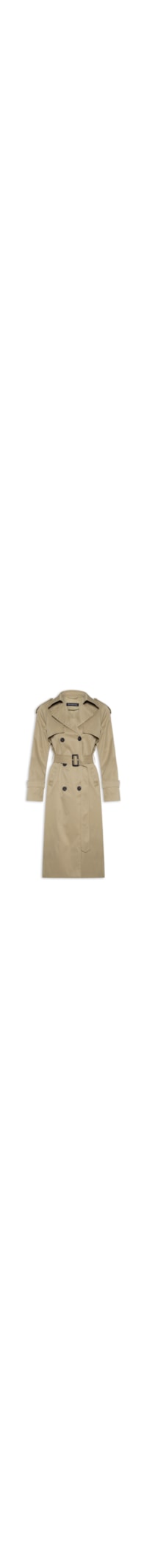 Trench Coat Feminino Com Cinto - Bege