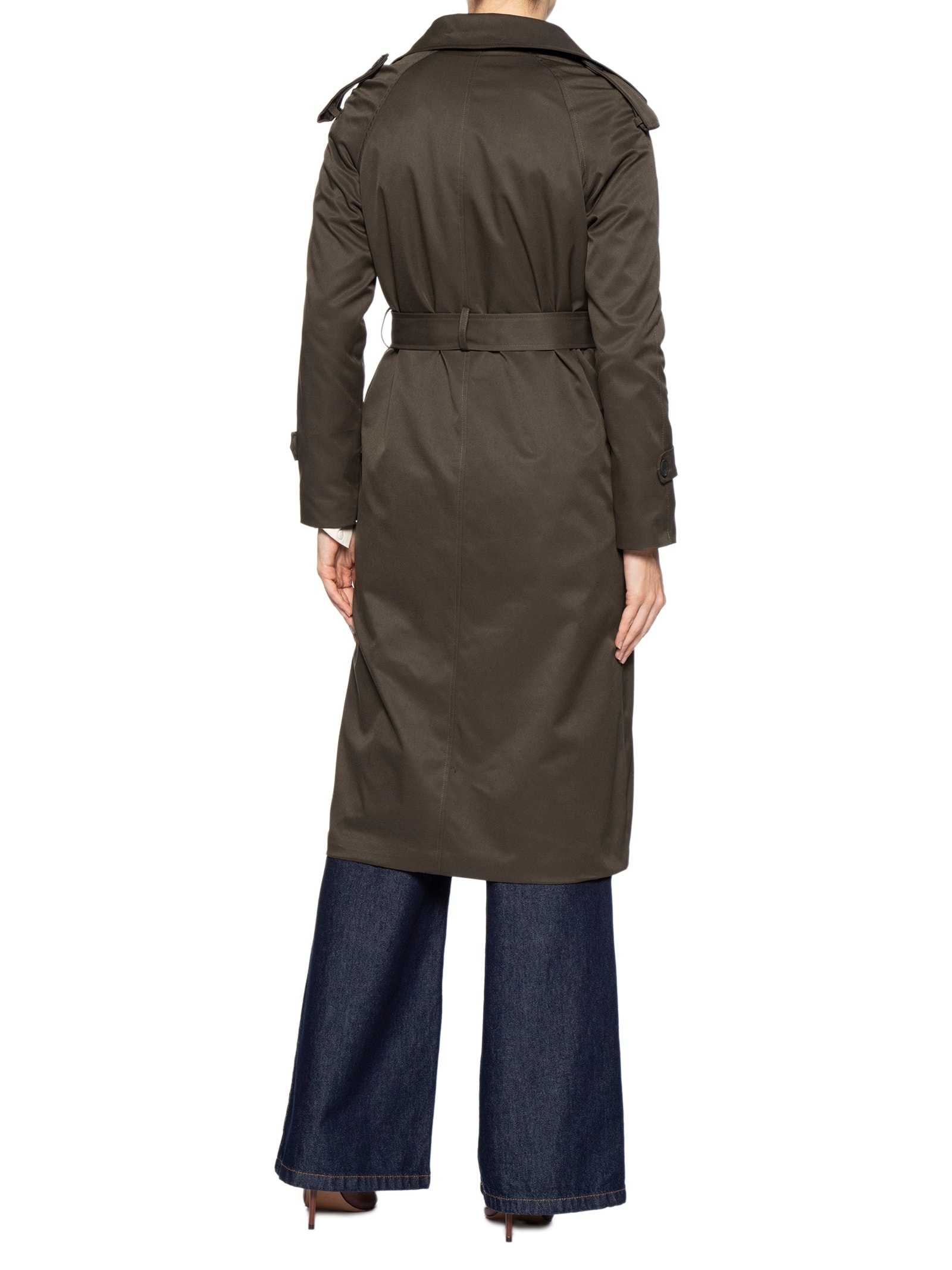 Trench Coat Feminino Com Cinto Marrom '2Essential