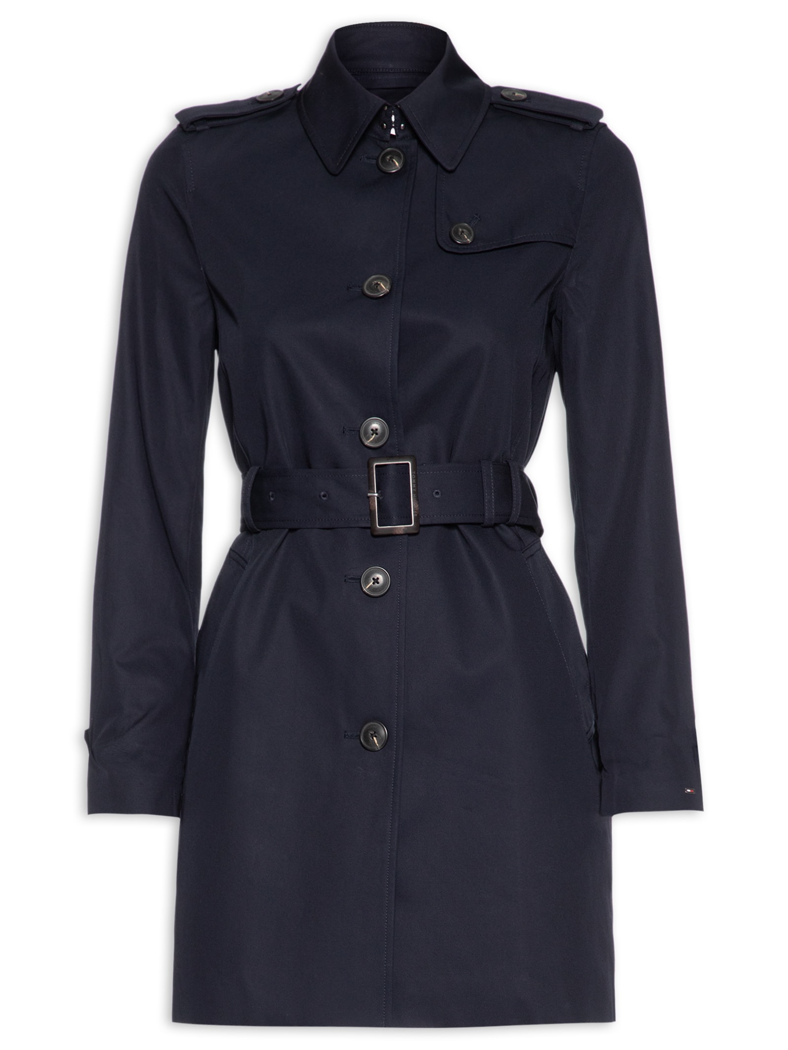 Trench Coat Feminino Heritage Single Breasted – Azul Tommy Hilfiger