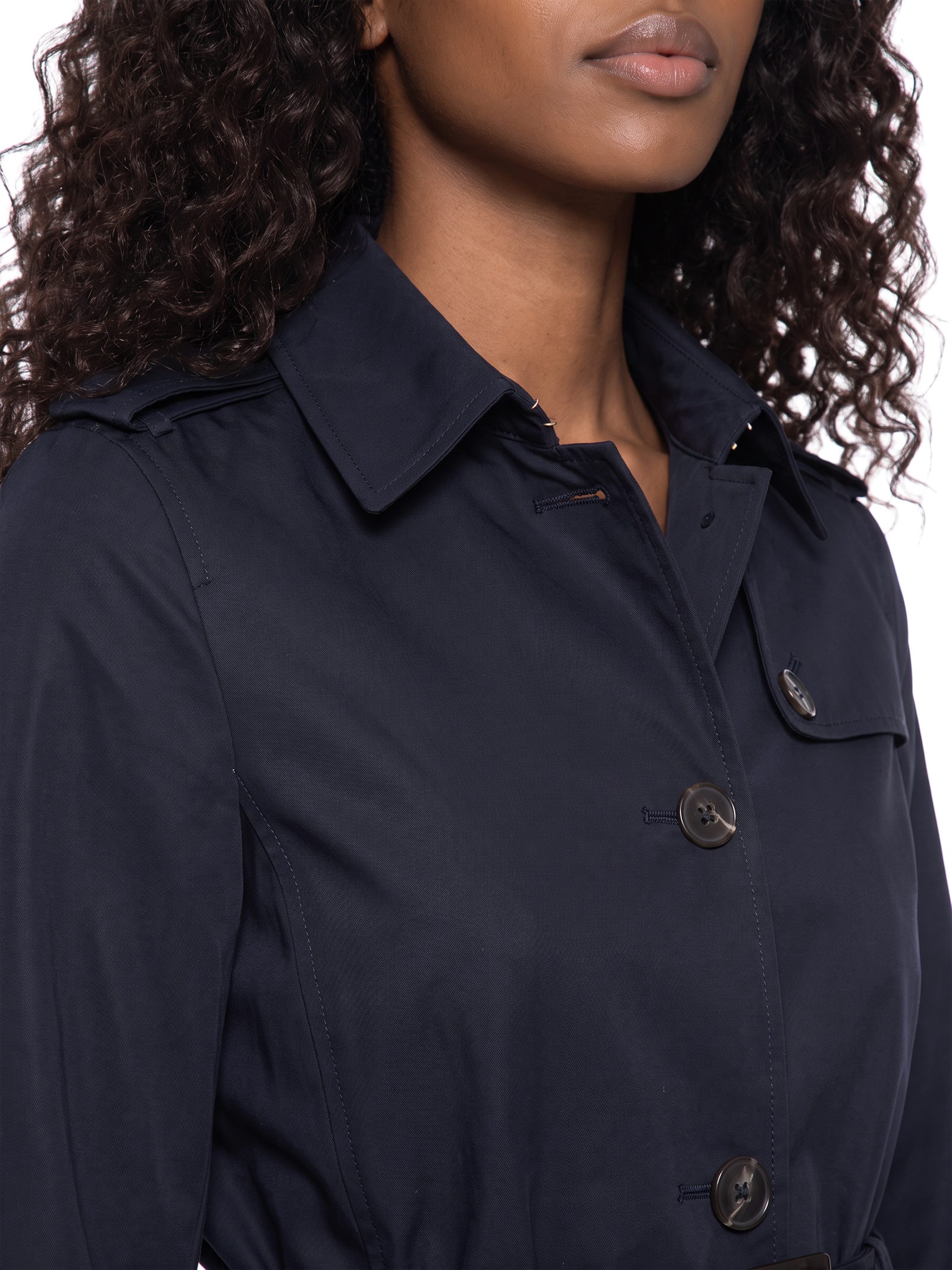 Trench Coat Feminino Heritage Single Breasted – Azul Tommy Hilfiger