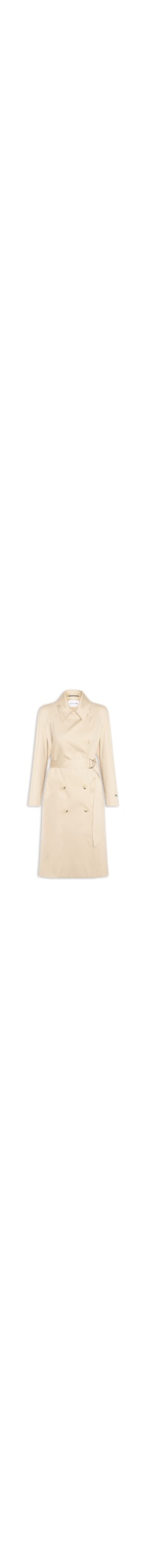 Trench Coat Feminino Oversized Repelente À Água - Bege