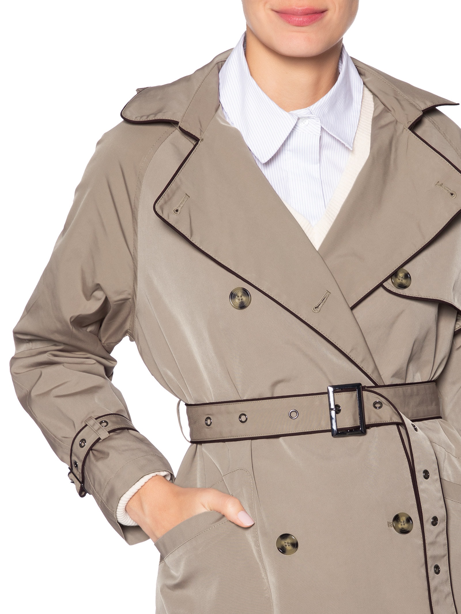 Trench Feminino Maya – Bege Le Lis