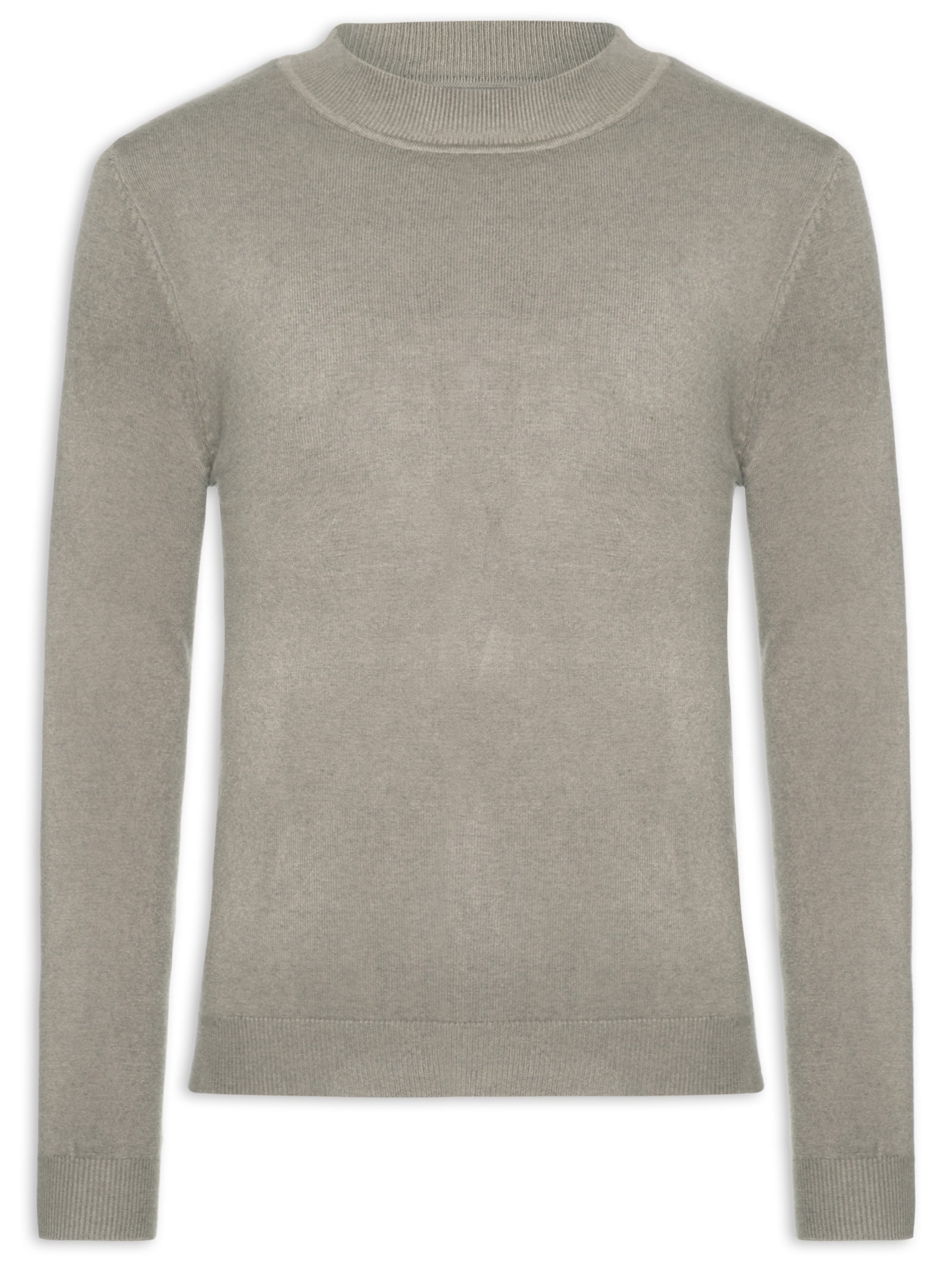 Tricot Masculino Gola Alta Básico Verde '2 Essential