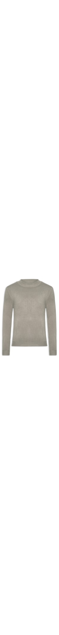 Tricot Masculino Gola Alta Básico - Verde