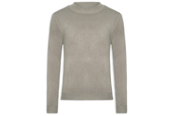 Tricot Masculino Gola Alta Básico - Verde