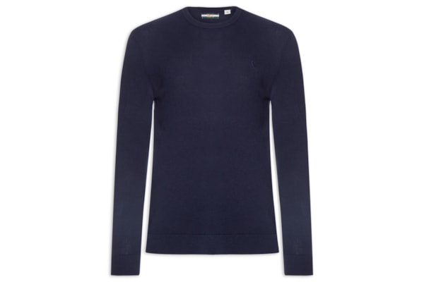 Tricot Masculino Gola Careca - Azul