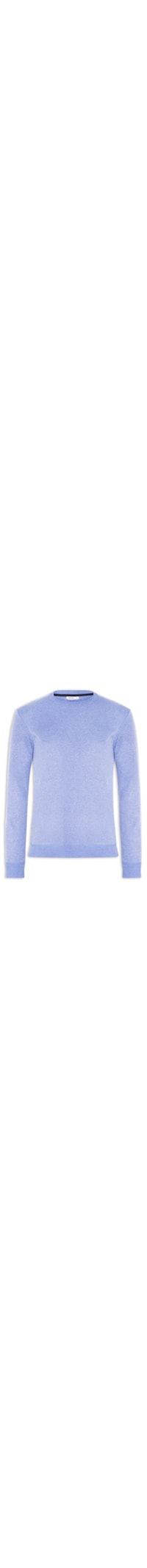 Tricot Masculino Gola Redonda - Azul