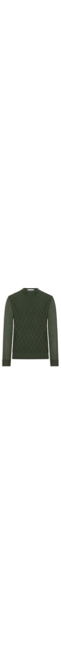 Tricot Masculino Gola Redonda Texturizado - Bege