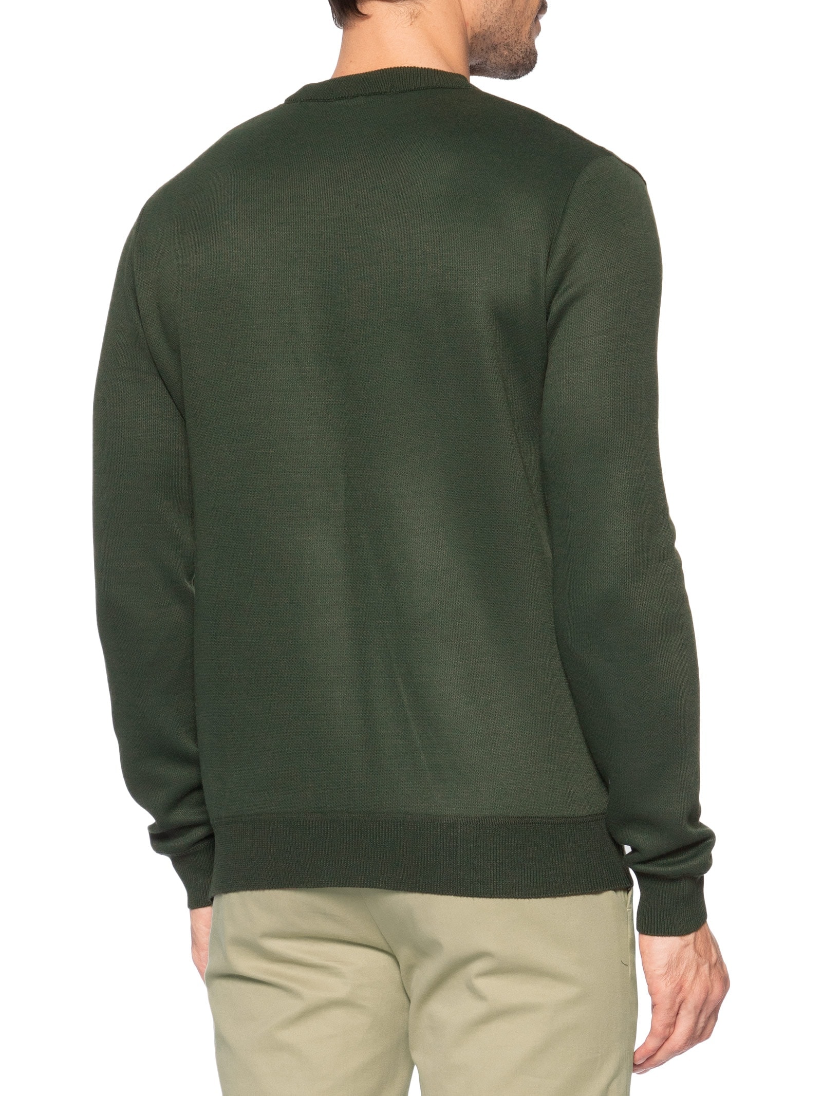 Tricot Masculino Gola Redonda Texturizado Bege '2 Essential