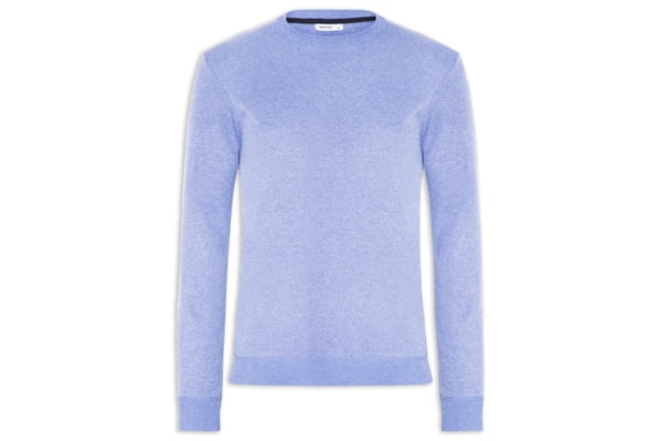 Tricot Masculino Gola Redonda – Azul