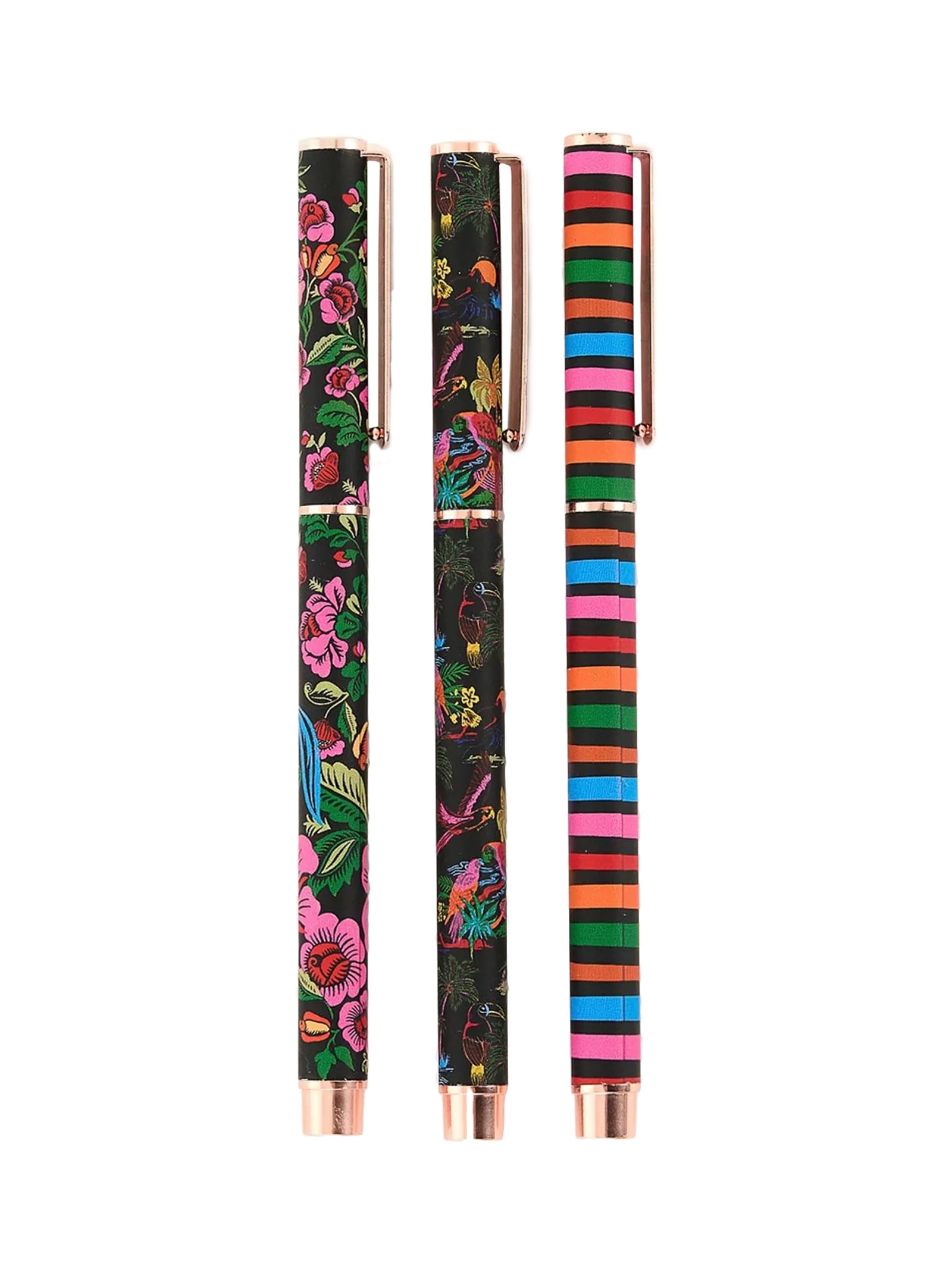 Trio Canetas Voo Descoladinha Preto Farm Etc