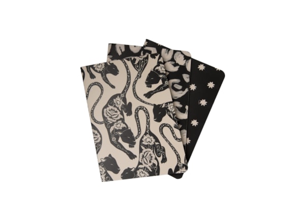 Trio de Cadernetas Amor De Onça - Animal Print