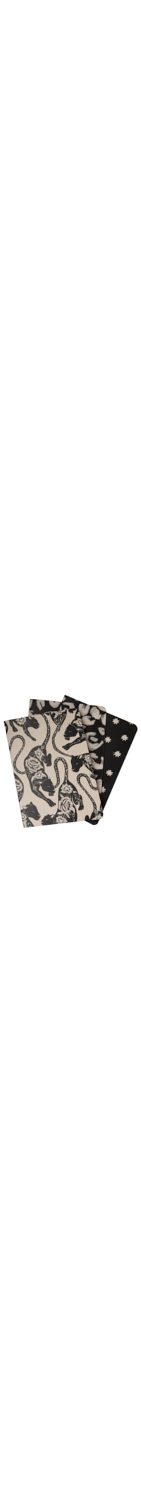 Trio de Cadernetas Amor De Onça - Animal Print