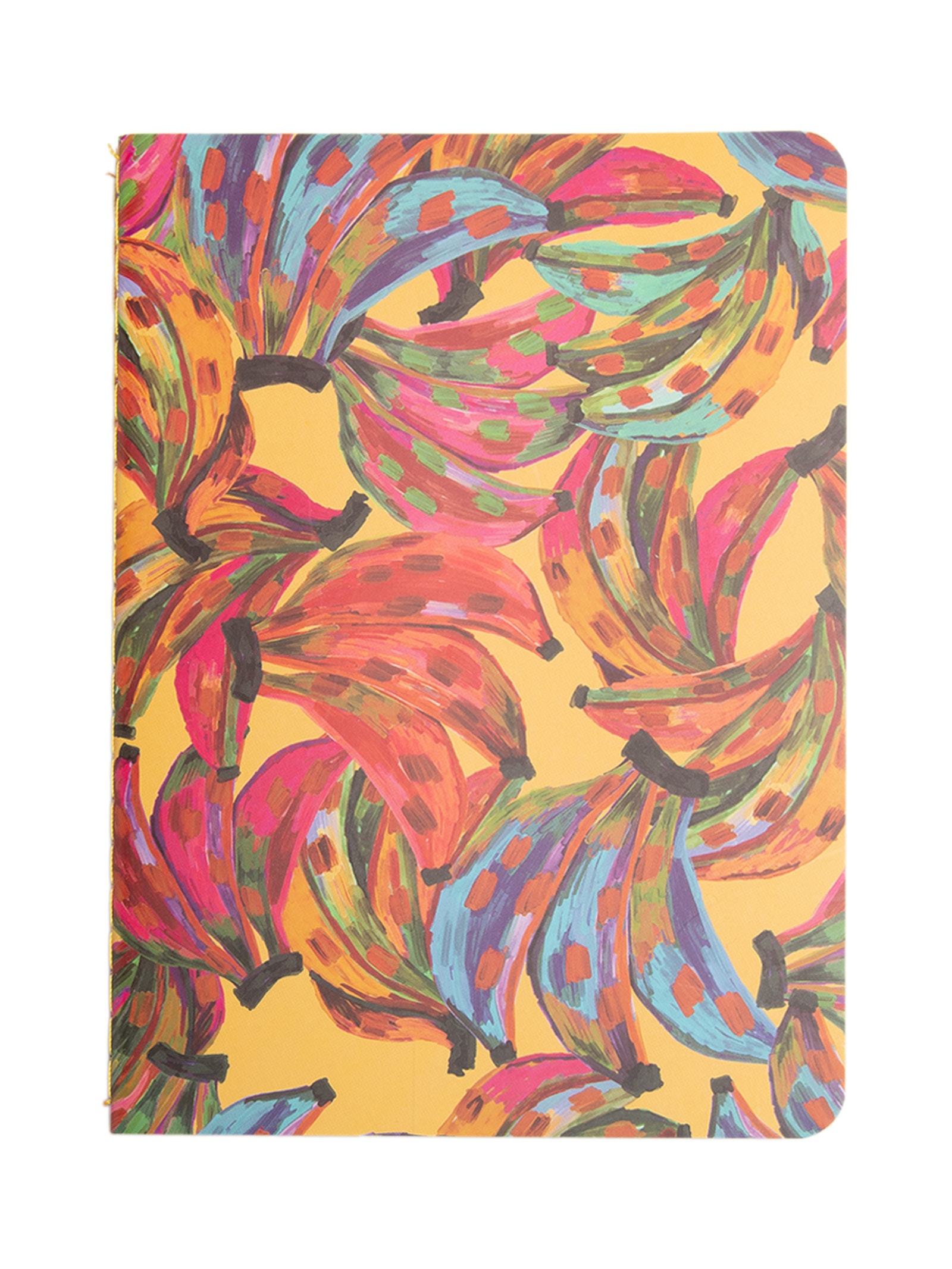 Trio De Cadernetas Cor De Banana Amarelo Farm Etc